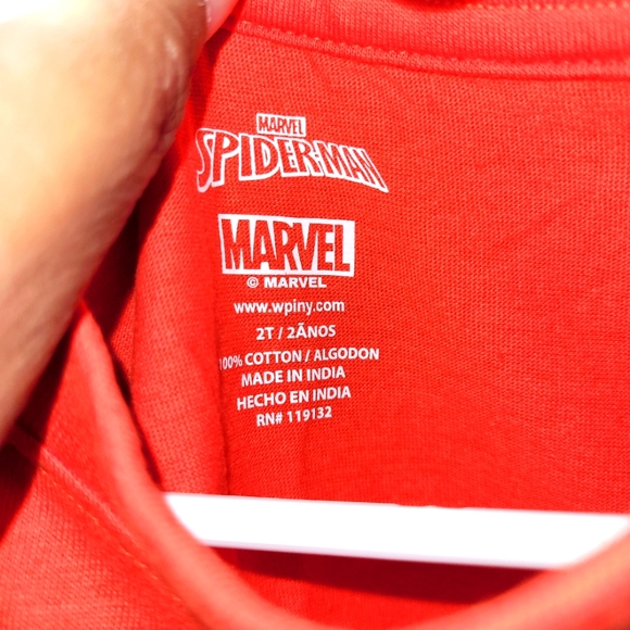 Marvel Spiderman Graphic Toddler Boy Short Sleeves T-shirt Top NWT Red Size 2T - Picture 11 of 12